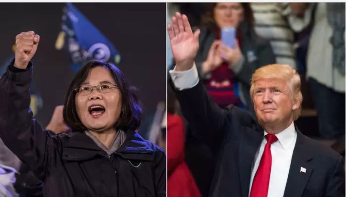 Tsai Ing-wen og Donald Trump