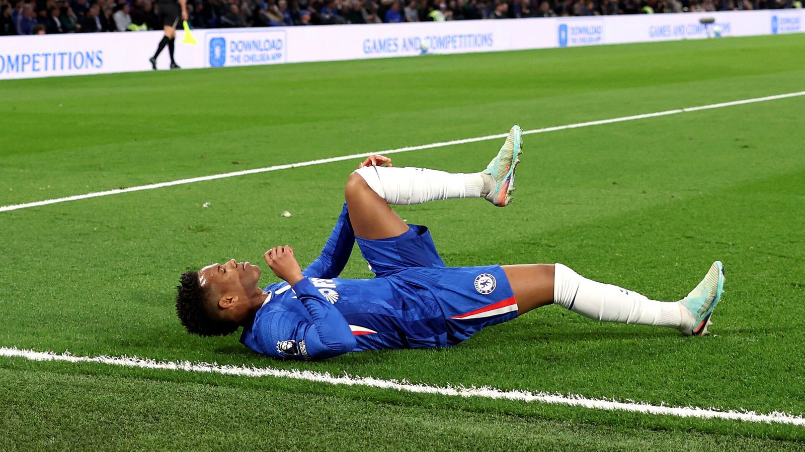 „Hann var grátandi í hálf­leik“