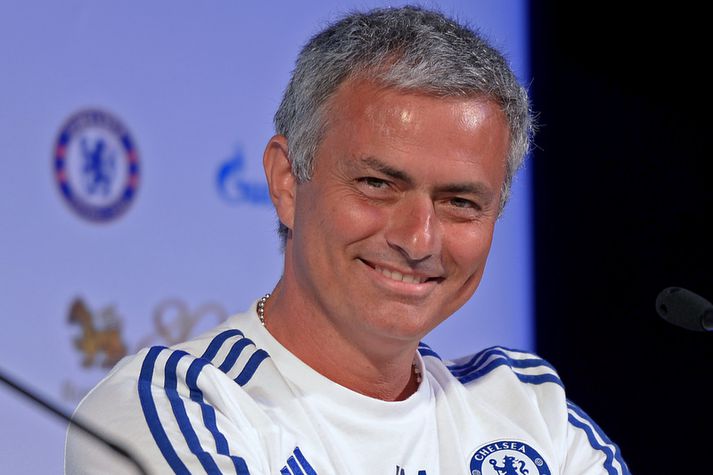 Jose Mourinho, knattspyrnustjóri Chelsea.