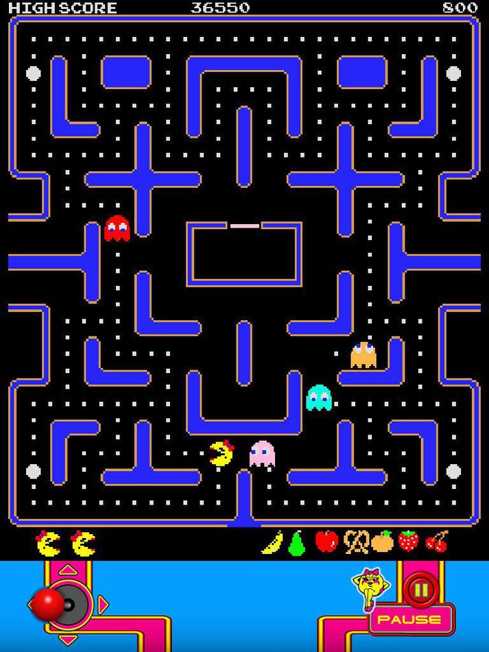 Pac-Man er einn aðgengilegra leikja í Facebook Messenger.