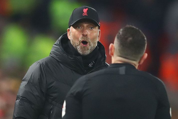  Jürgen Klopp, knattspyrnustjóri Liverpool, fær ekki leikmaninn sem hann þarf á að halda aftarlega á miðju liðsins.