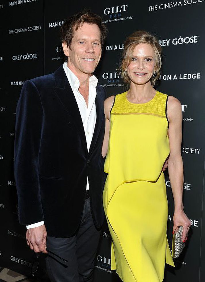 Kyra Sedgwick fær fiðring í hvert sinn sem hún sér eiginmann sinn, Kevin Bacon.