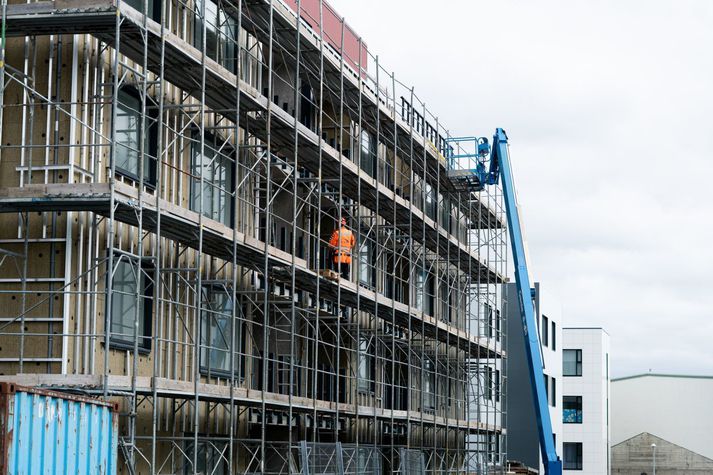 Flestar íbúðir eru í byggingu í Reykjavík. 