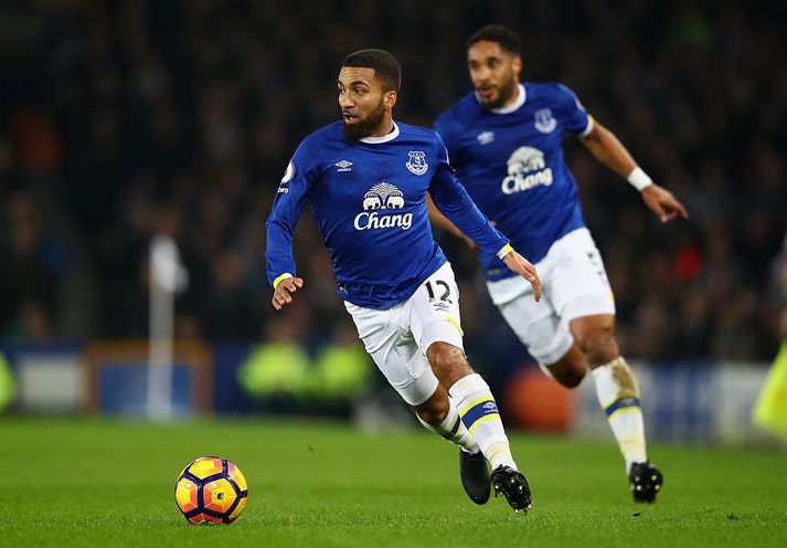 Aaron Lennon í leik með Everton.