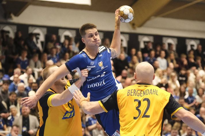 Viggó Kristjánsson var markahæstur á vellinum með sjö mörk.