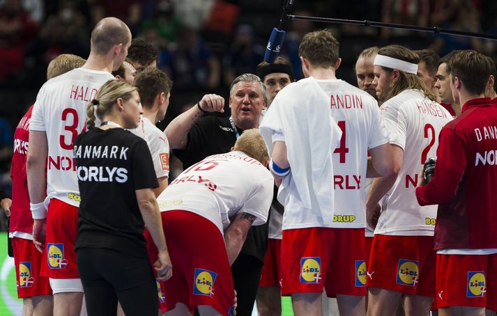 Nicolaj Jacobsen og lærisveinar hans í danska landsliðinu í handbolta eiga titil að verja á HM sem fer fram í næsta mánuði.