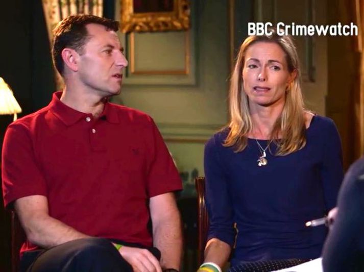 Foreldrar Maddie litlu í viðtali í þættinum Crimewatch sem var sýndur á BBC í gærkvöld.
