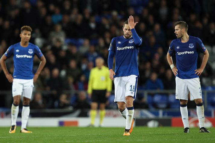 Gylfi Þór Sigurðsson hefur enn ekki skorað fyrir Everton