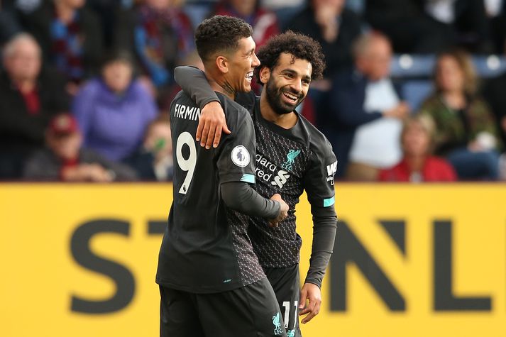 Firmino og Salah voru í stuði í dag.