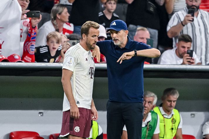 Harry Kane kom inn af bekknum í leiknum gegn RB Leipzig.