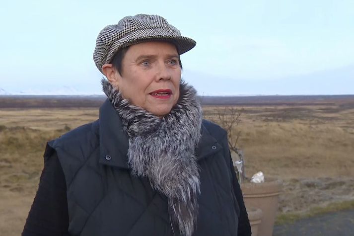 Drífa Hjartardóttir, fyrrverandi alþingismaður og bóndi á Keldum.