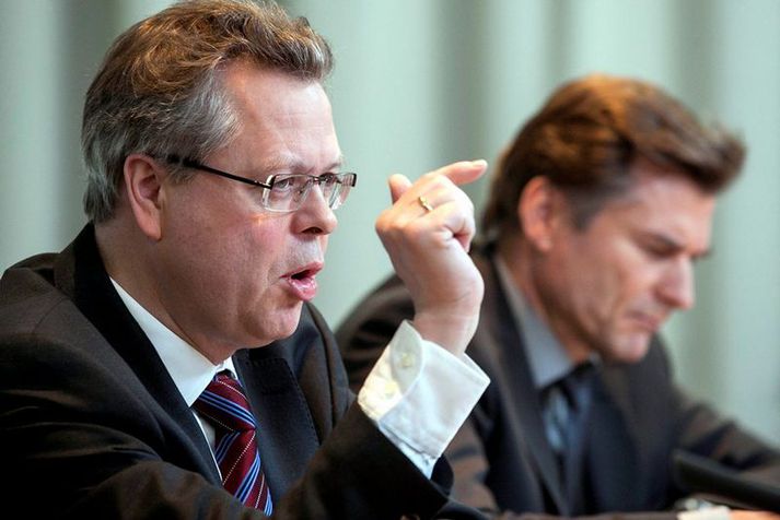 Már Guðmundsson seðlabankastjóri og Arnór Sighvatsson aðstoðarseðlabankastjóri.