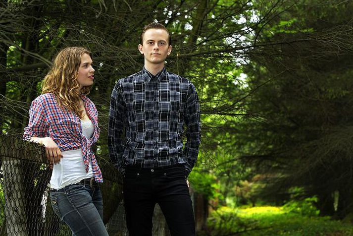 ung og efnileg Alexander og Hildur túlka stormasamt samband uppreisnarseggsins Orms og snobbpíunnar Lindu í kvikmyndinni Gauragangur.fréttablaðið/vilhelm