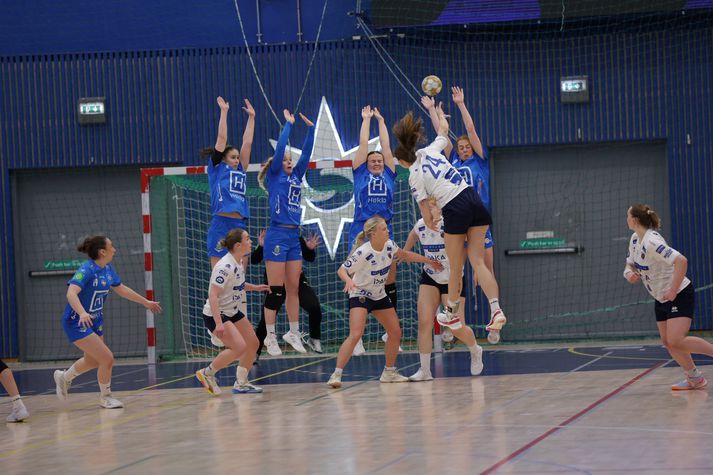 Markaregn í leiknum í kvöld.