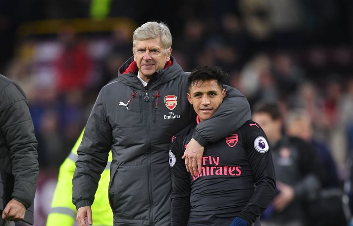 Wenger og Sanchez á góðri stundu