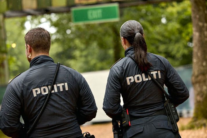 Danska lögreglan er á vettvangi. Myndin tengist fréttinni ekki beint.