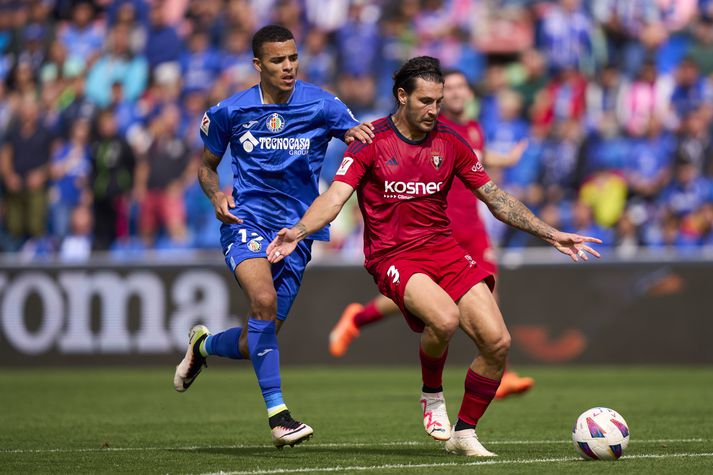 Mason Greenwood spilaði sinn fyrsta leik fyrir Getafe um helgina.