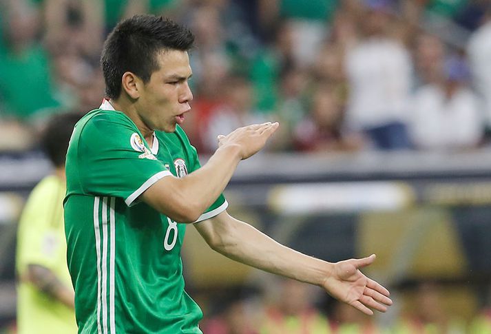 Lozano í leik með Mexíkó á Copa America.