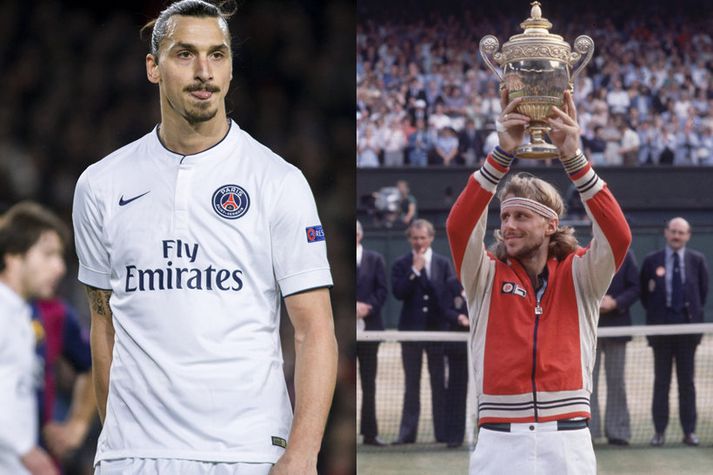 Zlatan Ibrahimovic og Björn Borg.