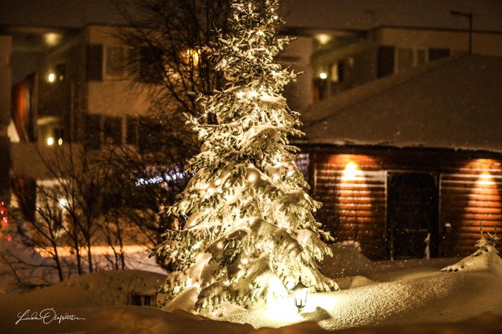 Það minnir svo ótal margt á jólin á Akureyri þessi dægrin.