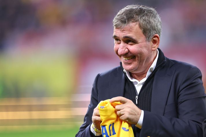 Gheorghe Hagi er dýrlingur í rúmenskum fótbolta.