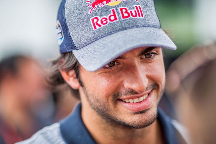 Carlos Sainz í Austurríki í dag.