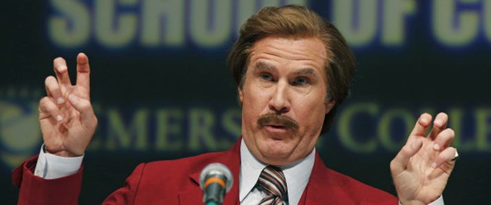 Will Ferrell í hlutverki Ron Burgundy
