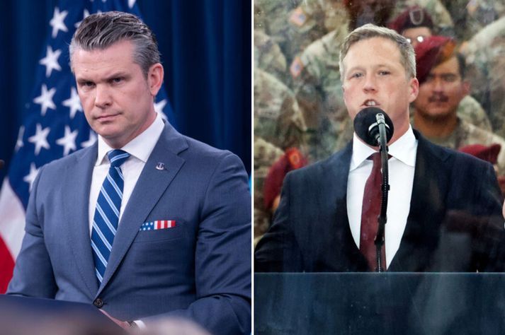 Daniel P. Discroll var ekki sáttur þegar Hegseth varnarmálaráðherra lét starfsmannastjóra hersins taka pokann sinn.