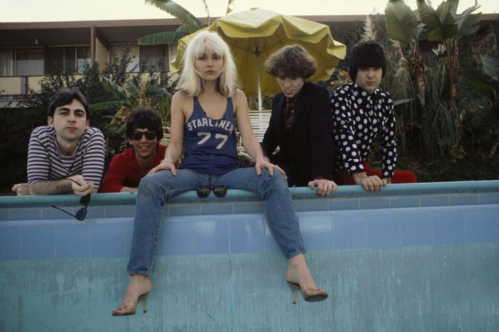 Debbie Harry og restin af Blondie árið 1977