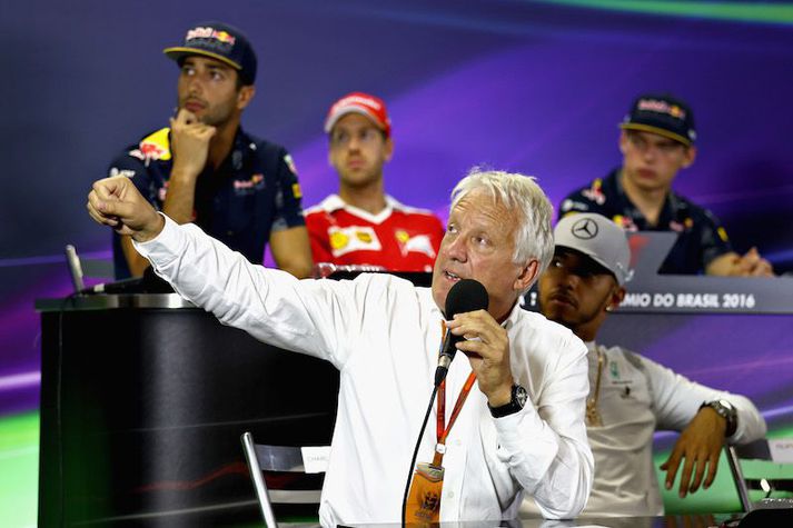 Charlie Whiting regluvörður Formúlu 1.