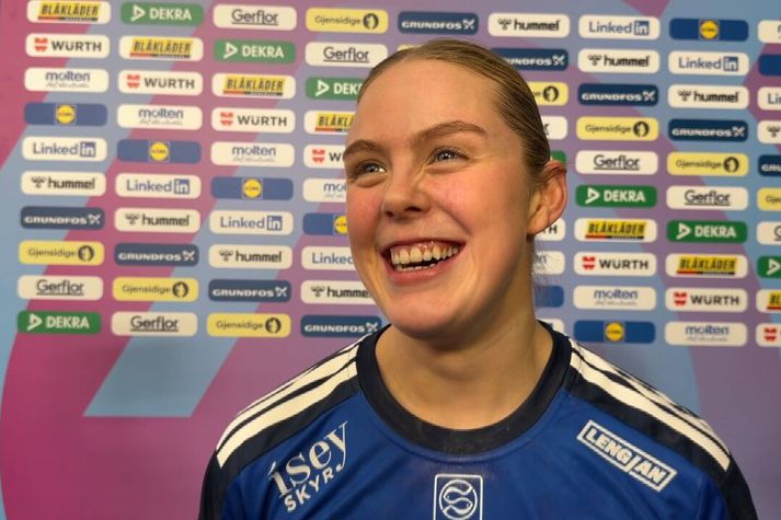 Þórey Anna þurfti ekki að þerra tárin eftir þennan leik.