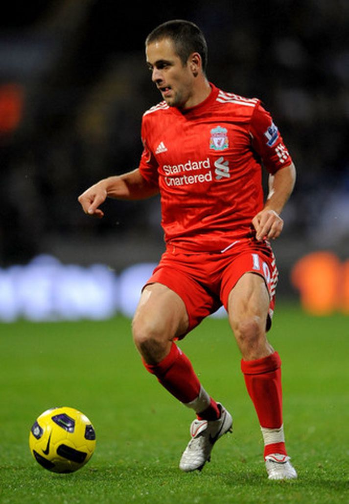Joe Cole í leik með Liverpool.
