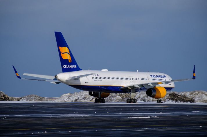 Flug Icelandair var að koma frá München í Þýskalandi.
