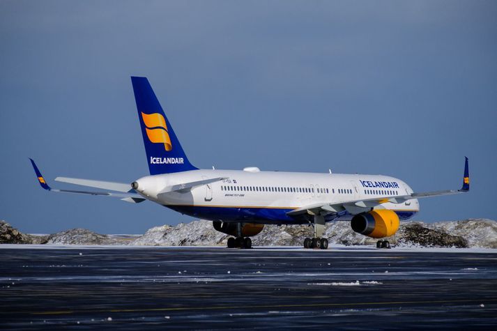 Flug Icelandair var að koma frá Munchen í Þýskalandi.