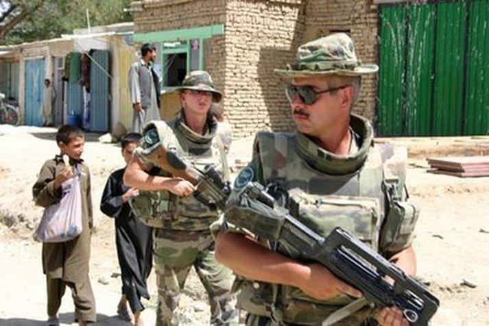 Franskir hermenn í Afganaistan.