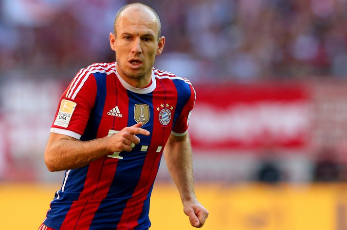 Arjen Robben verður í eldlínunni með Bayern gegn Roma í Meistaradeildinni í kvöld.