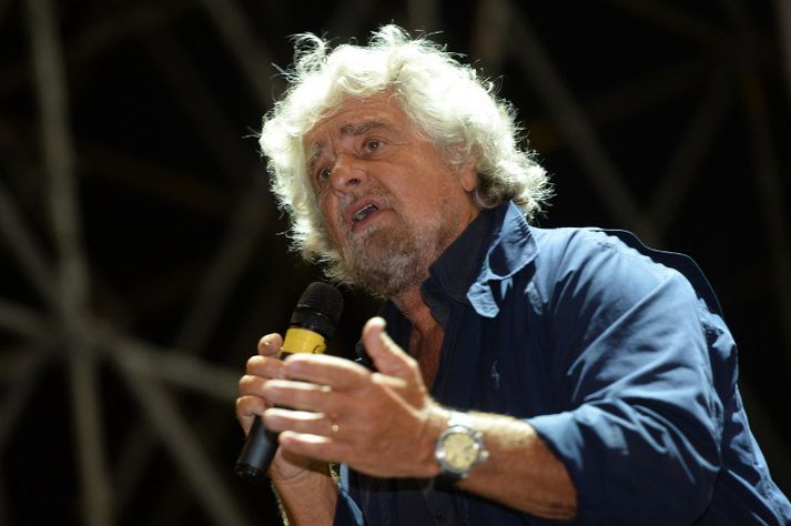 Ítalinn Beppe Grillo hefur verið einn mest áberandi þingmaður EFDD.