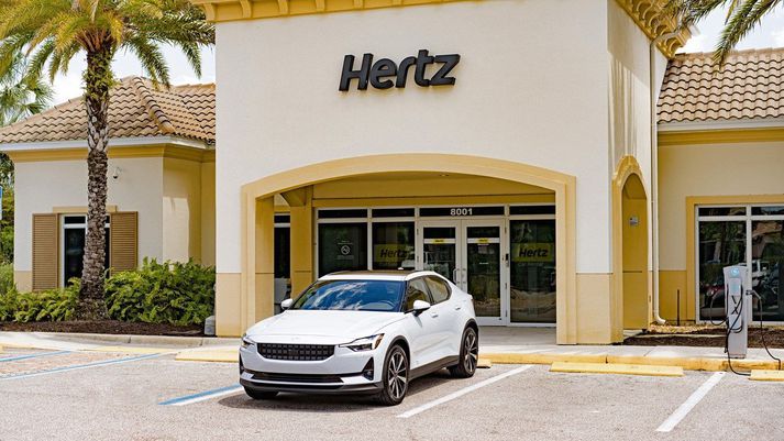 Hertz og Polestar kynntu 388 milljarða króna samning á dögunum.