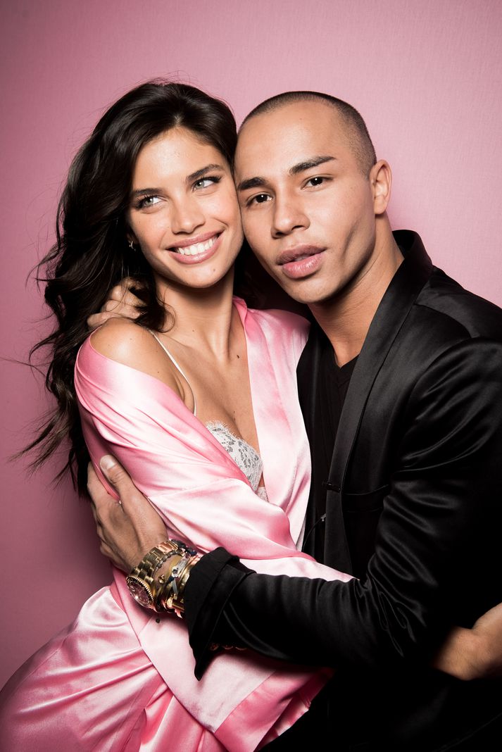 Sara Sampaio og Olivier Rousteing