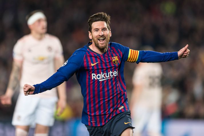 Messi var frábær gegn Manchester United í 8-liða úrslitunum