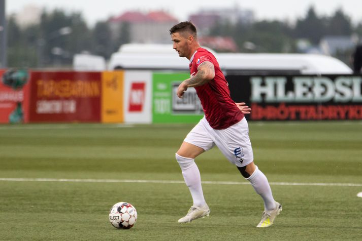 Kristinn Freyr náði sér ekki á strik gegn Ludogorets.
