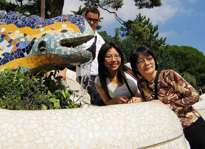 Árlega koma 7,5 milljónir ferðalanga til Barcelona á Spáni.