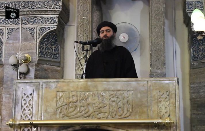 Abu Bakr al-Baghdadi, leiðtogi Íslamska ríkisins.