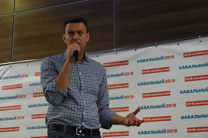 Alexei Navalny var dæmdur til fangelsisvistar fyrir þátt sinn í síðustu mótmælum.