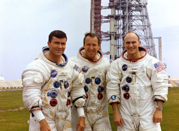 Freid Haise, James Lovell og Jack Swigert.