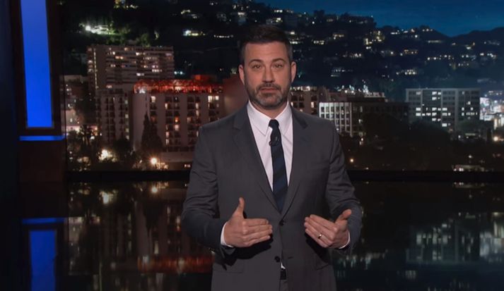 Jimmy Kimmel biðst afsökunar á rifrildi við Sean Hannity.