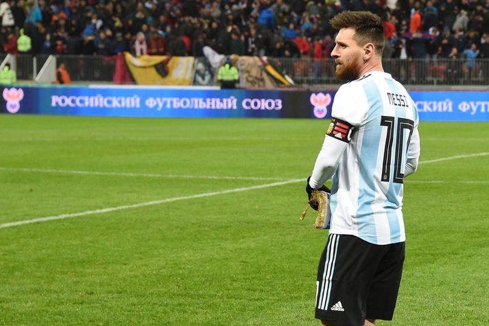 Lionel Messi er skærasta stjarna argentíska landsliðsins