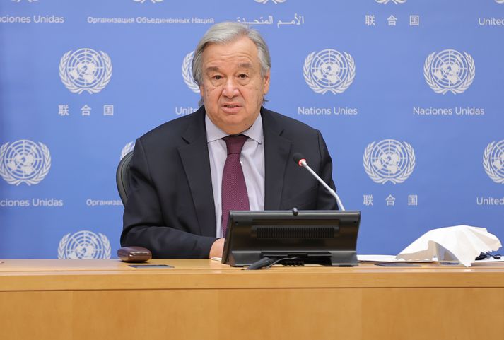 Antonio Guterres, aðalritari Sameinuðu þjóðanna.