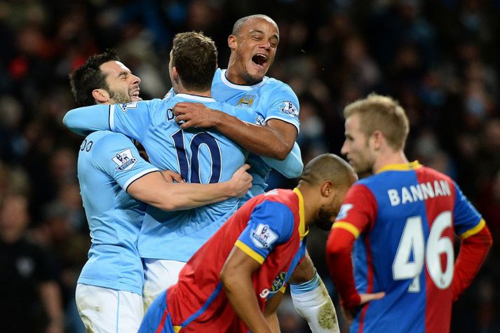Negredo, Dzeko og Kompany fanga marki Bosníumannsins í kvöld.