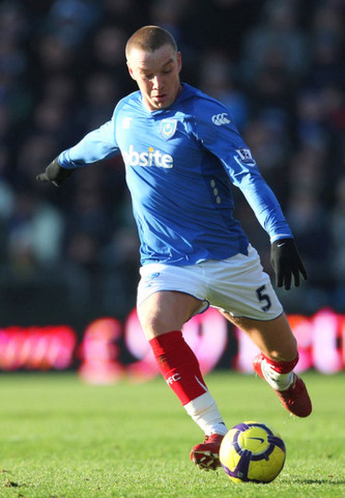 Jamie O'Hara í leik með Portsmouth.